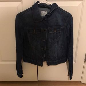 Dark wash jean jacket